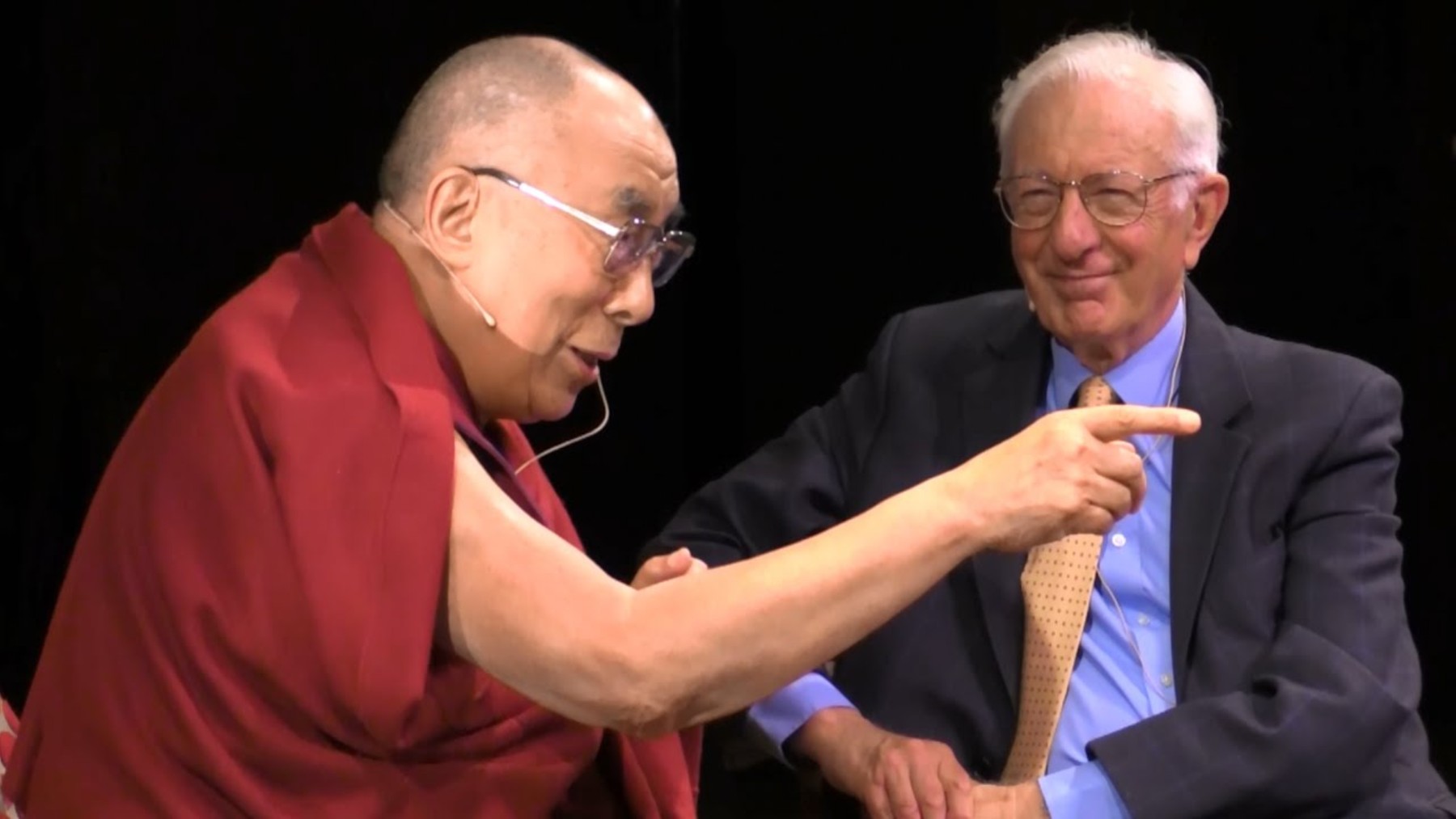 Dalai Lama in conversation with Richard Layard.jpg